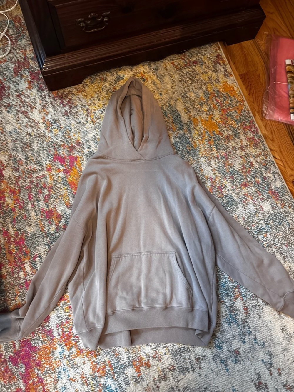 Hollister Taupe Gray Pullover Hoodie